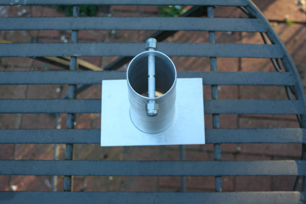 Gutter Adapter Aluminium - Tall