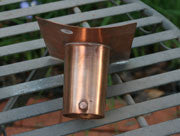 Gutter Adapter Copper — Half-round